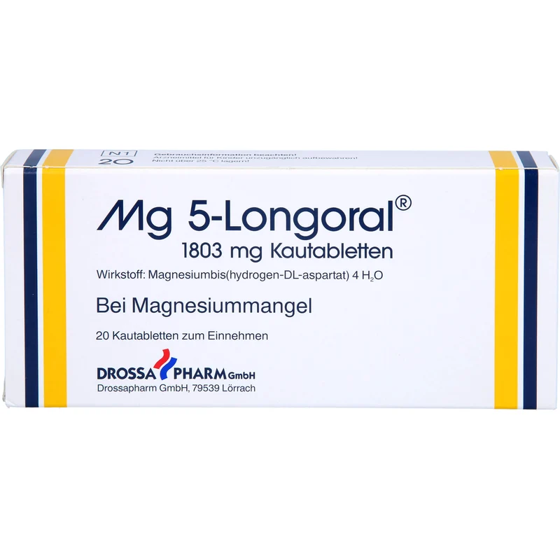 Drossapharm Mg 5-Longoral 1803 mg Kautabletten, 20 St. Tabletten