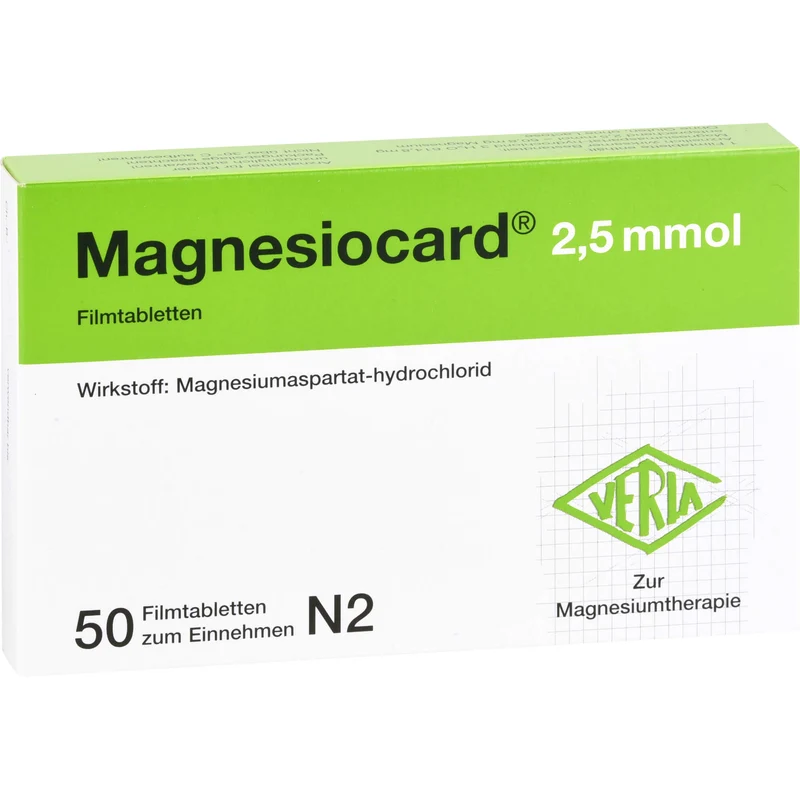 Magnesiocard 2,5 mmol, Filmtbl., 50 St. Tabletten