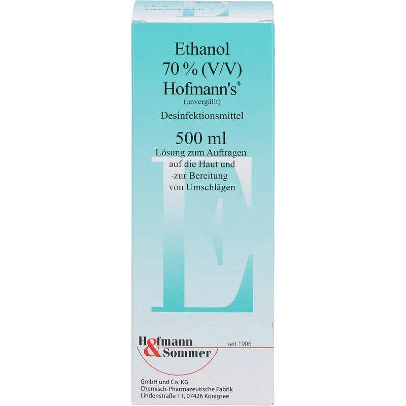 Ethanol 70% (V/V) Hofmann's Desinfektionsmittel, 500 ml Lösung