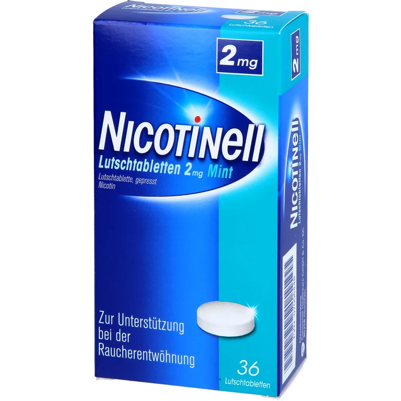 Nicotinell Lutschtabletten 2 mg Mint zur Raucherentwöhnung, 36 St. Tabletten