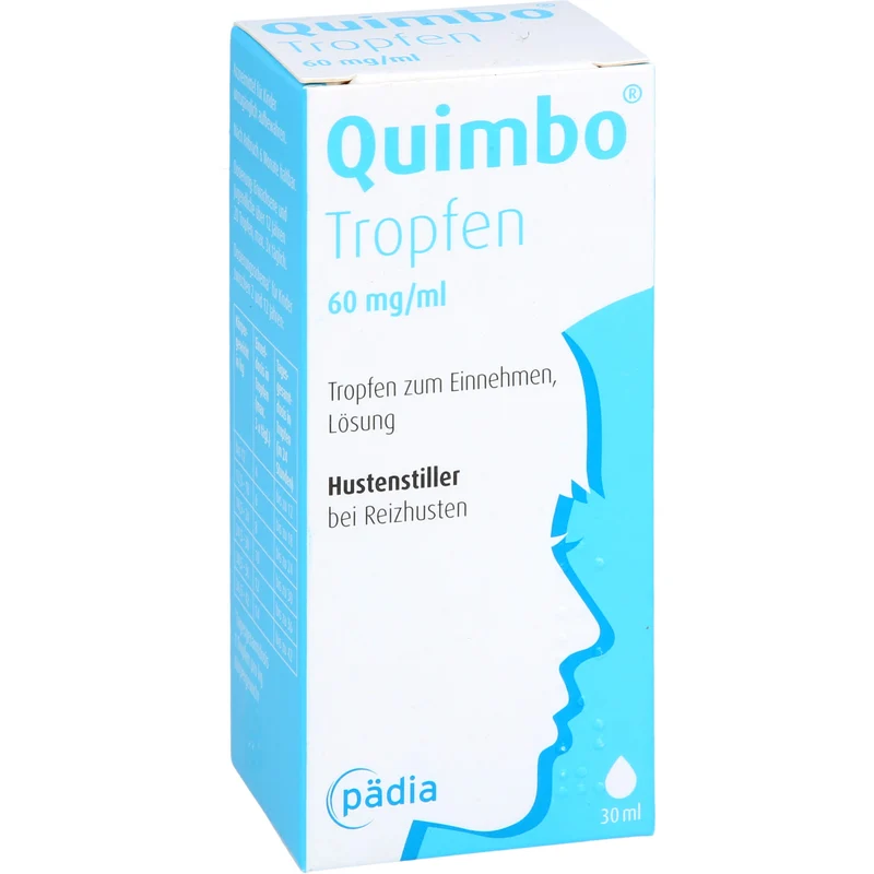 Quimbo Tropfen Hustenstiller bei Reizhusten, 30 ml Lösung