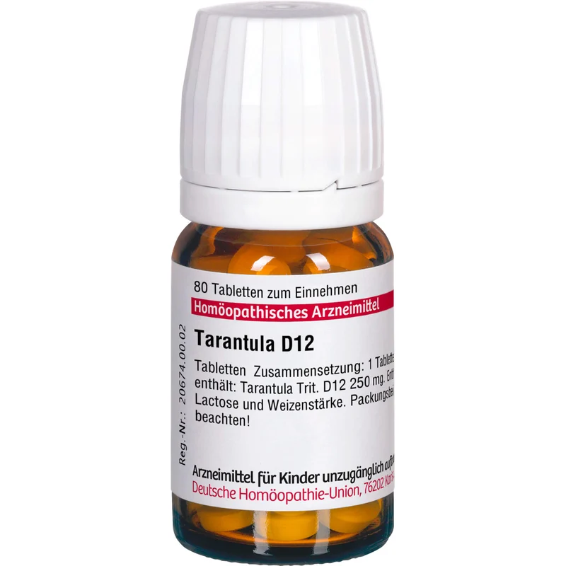 Tarantula D12 DHU Tabletten, 80 St. Tabletten