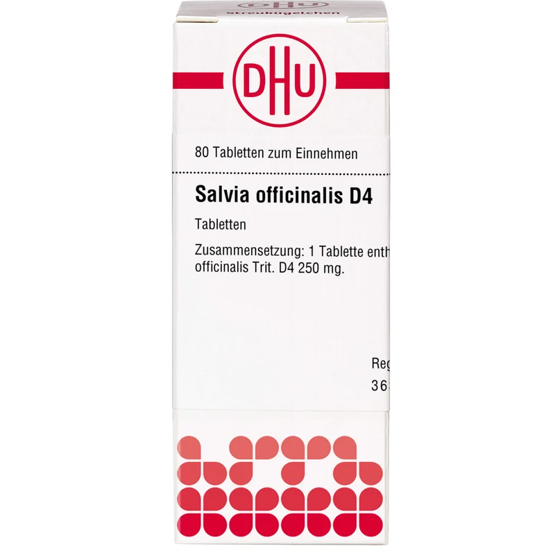 Salvia officinalis D4 DHU Tabletten, 80 St. Tabletten
