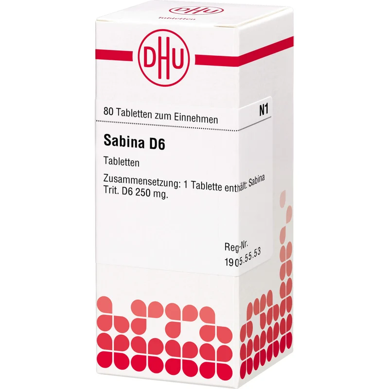 Sabina D6 DHU Tabletten, 80 St. Tabletten