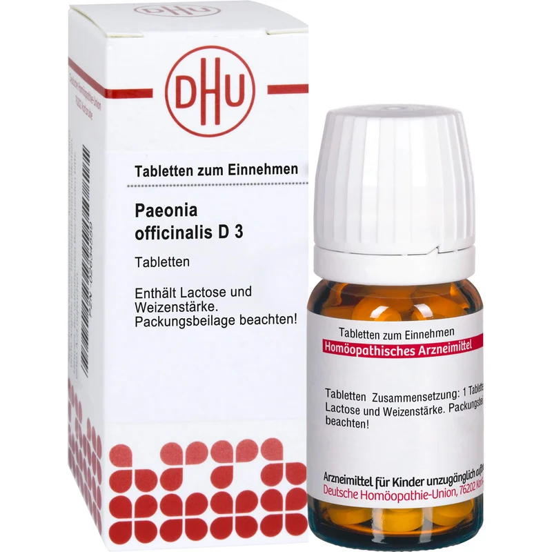 Paeonia officinalis D3 DHU Tabletten, 80 St. Tabletten