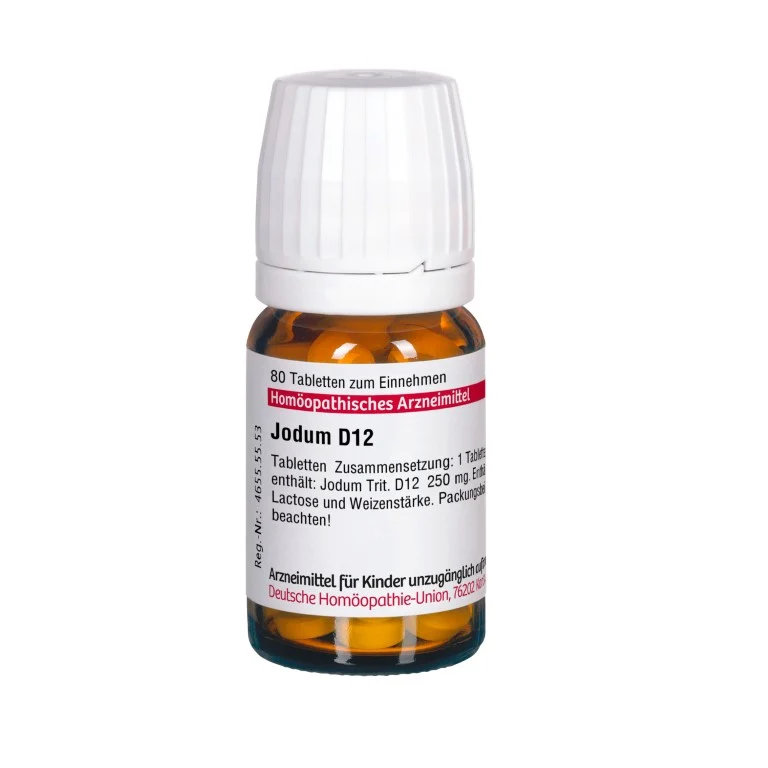 Jodum D12 DHU Tabletten, 80 St. Tabletten