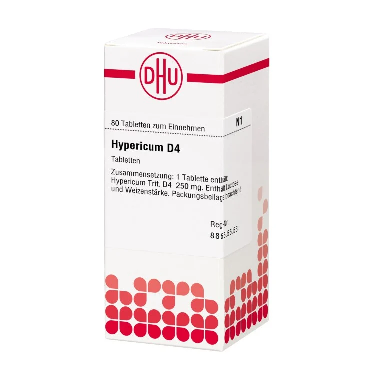 Hypericum D4 DHU Tabletten, 80 St. Tabletten