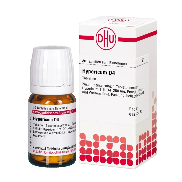 Hypericum D4 DHU Tabletten, 80 St. Tabletten
