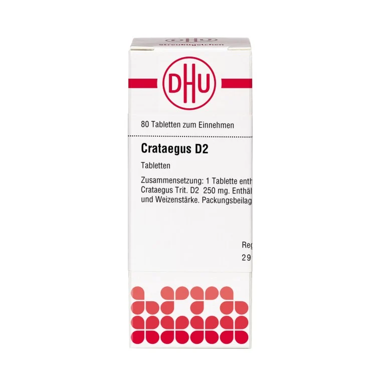 Crataegus D2 DHU Tabletten, 80 St. Tabletten