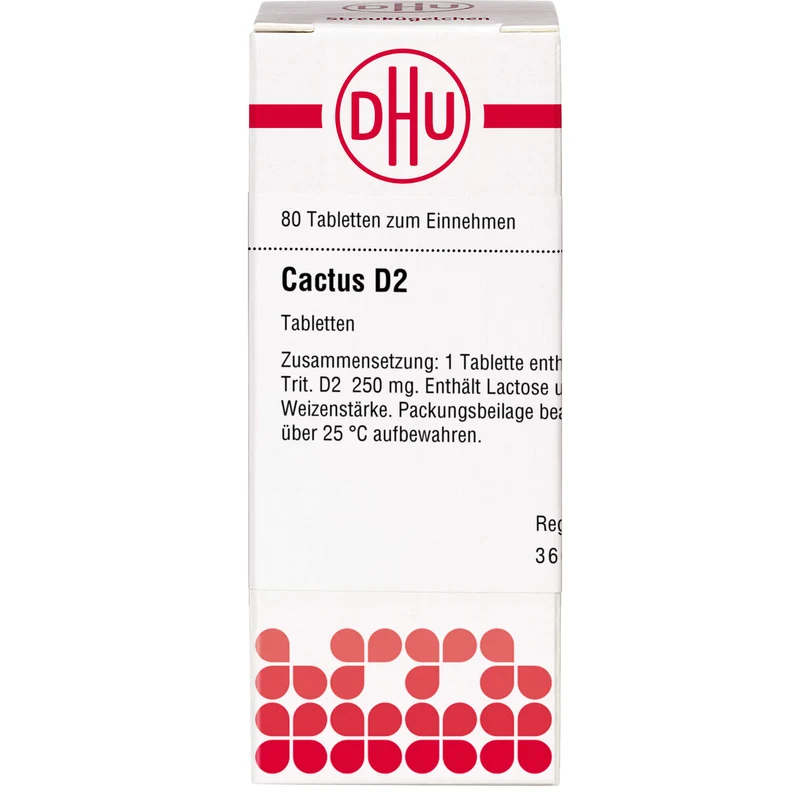Cactus D2 DHU Tabletten, 80 St. Tabletten