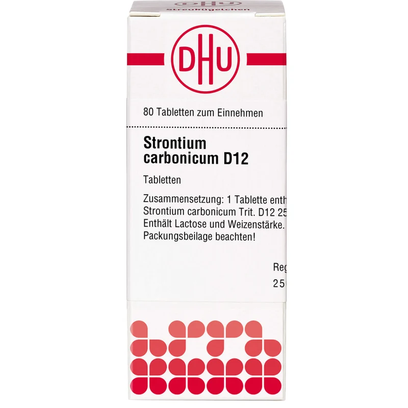 Strontium carbonicum D12 DHU Tabletten, 80 St. Tabletten