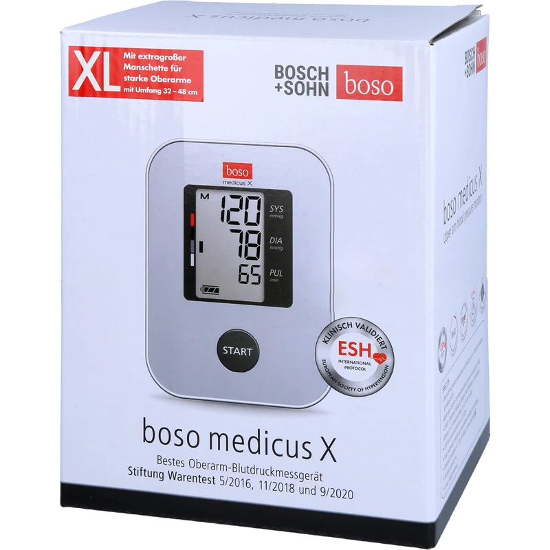 Boso Medicus X bestes Oberarm-Blutdruckmessgerät XL, 1 St. Blutdruckmessgerät