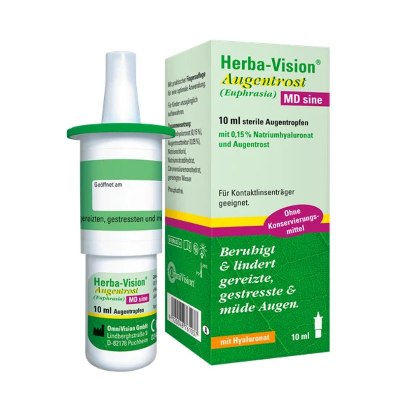 Herba-Vision Augentrost (Euphrasia) MD sine Augentropfen, 10 ml Lösung