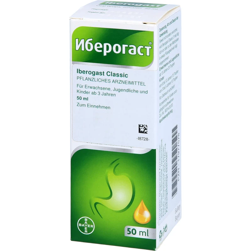 Iberogast Classic kohlpharma Flüssigkeit zum Einnehmen, 50 ml FLE