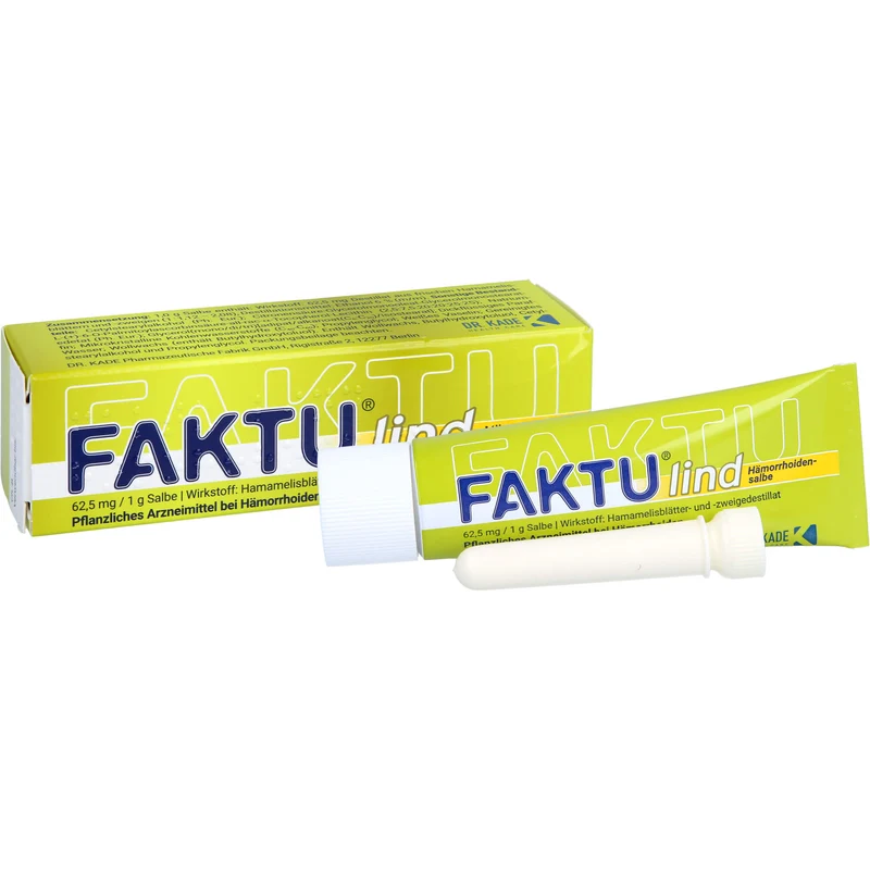 FAKTU lind Hämorrhoidensalbe, 25 g Salbe