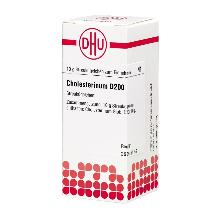 Cholesterinum D200 DHU Globuli, 10 g Globuli