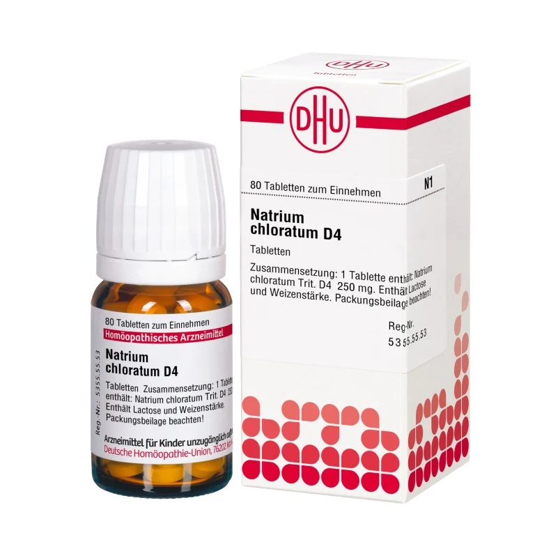 Natrium chloratum D4 DHU Tabletten, 80 St. Tabletten
