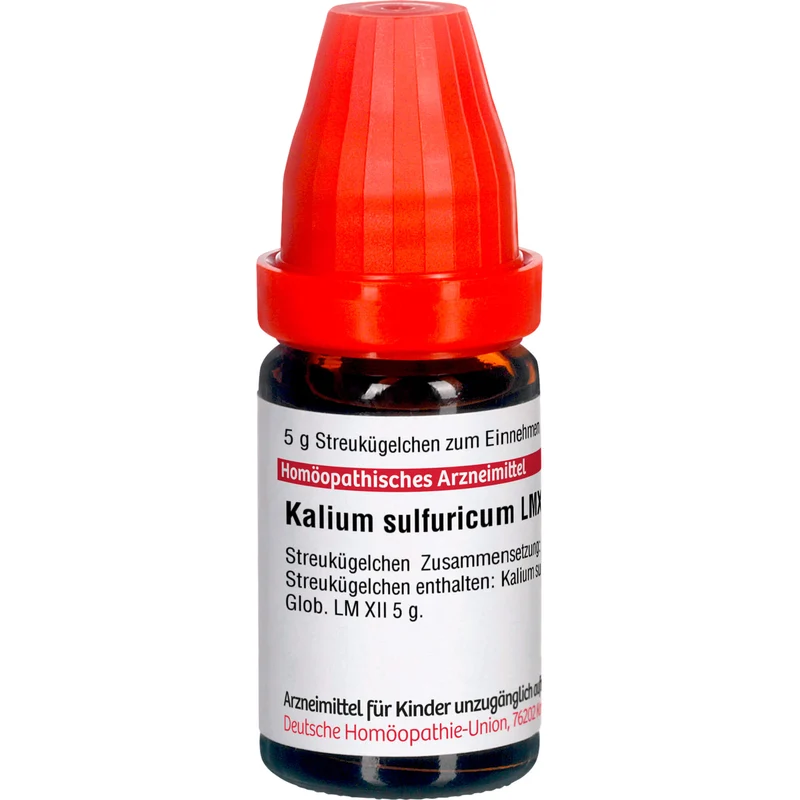 Kalium sulfuricum LM XII DHU Globuli, 5 g Globuli