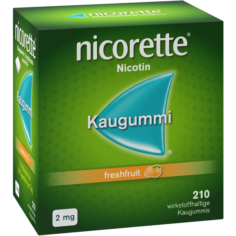 Nicorette 2mg Freshfruit, 210 St KGU