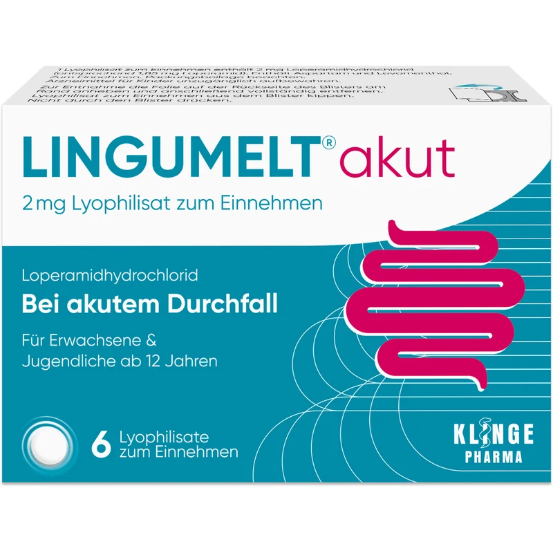 LINGUMELT akut 2 mg Lyophilisat zum Einnehmen, 6 St. Tabletten