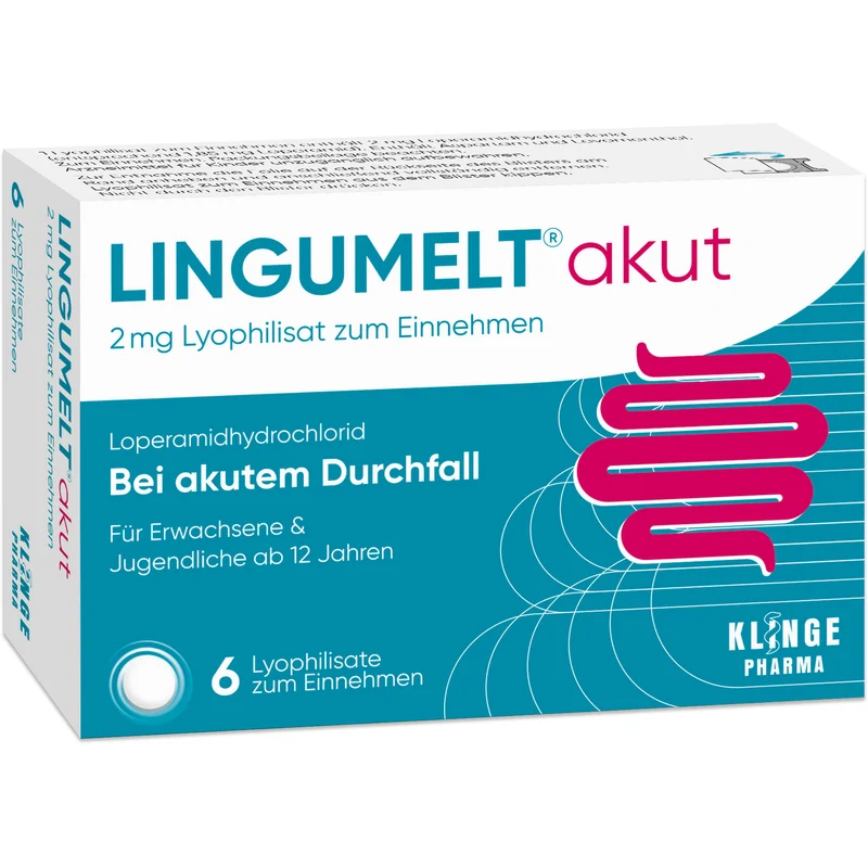 LINGUMELT akut 2 mg Lyophilisat zum Einnehmen, 6 St. Tabletten
