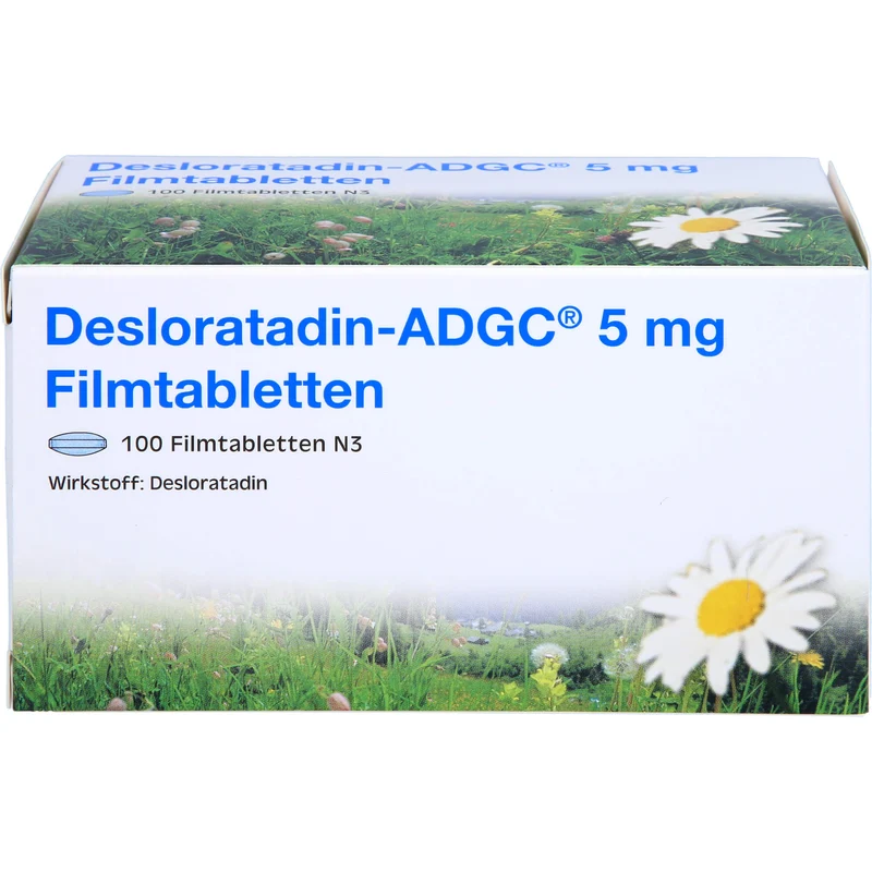 Desloratadin ADGC 5 mg Filmtabletten Antiallergikum, 100 St. Tabletten