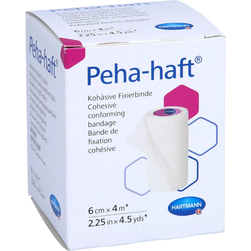 Peha Haft Fixierbinde latexfrei 6 cm x 4 m OTC, 1 St. Binde