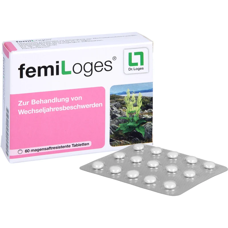 femiLoges Tabletten bei Wechseljahresbeschwerden, 60 St. Tabletten