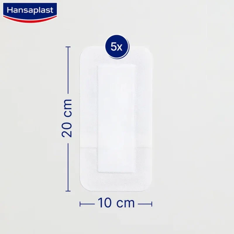 Hansaplast Wundverband 4XL Steril Sensitive 10 x 20 cm, 5 St. Pflaster
