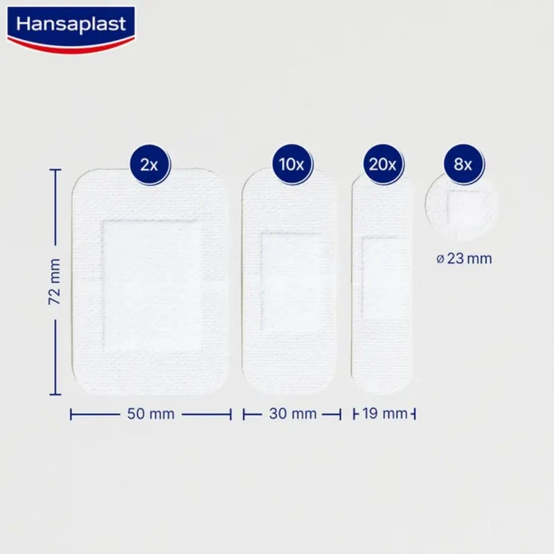 Hansaplast Sensitive Pflaster Hypoallergen 40 Str, 40 St. Pflaster