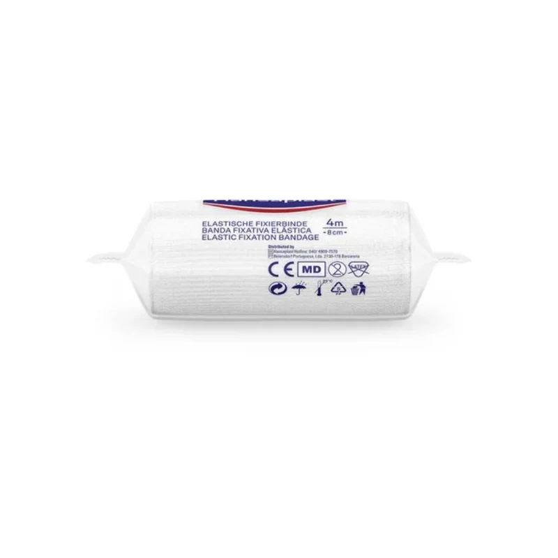 Hansaplast elastische Fixierbinde gekreppt 4 m x 8 cm, 1 St. Verband