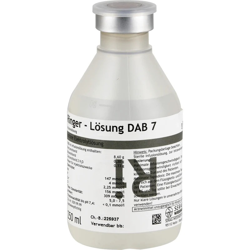 SERAG-WIESSNER Ringer-Lösung DAB 7 Infusionslösung, 250 ml Lösung