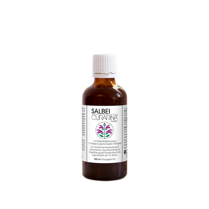 SALBEI CURARINA Tropfen bei Entzündungen im Mund- und Rachenraum, 100 ml Lösung