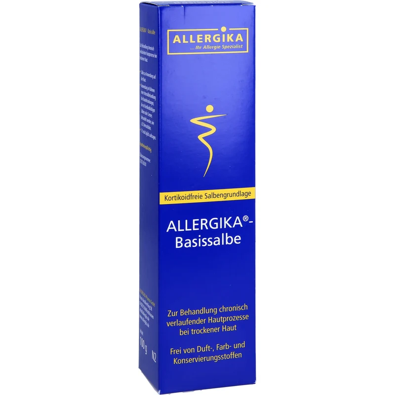 ALLERGIKA Basissalbe bei chronisch verlaufenden Hautprozessen bei trockener Haut, 100 g Salbe