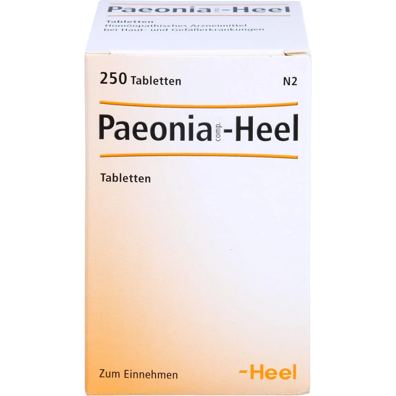Paeonia comp. Heel Tabletten bei Haut- und Gefäßerkrankungen, 250 St. Tabletten