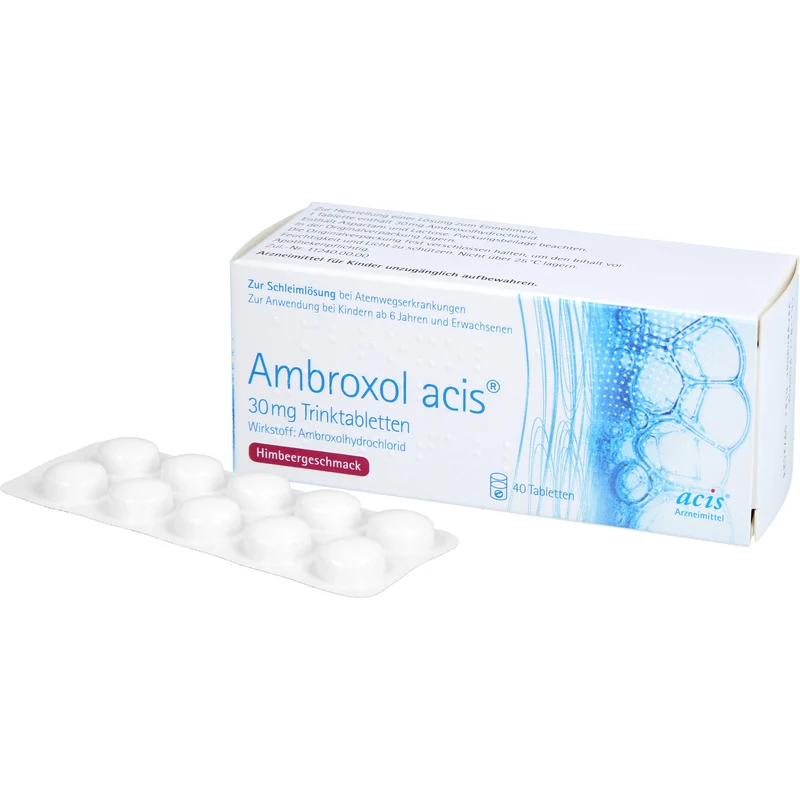 Ambroxol acis 30 mg Trinktabletten, Tabletten, 40 St. Tabletten