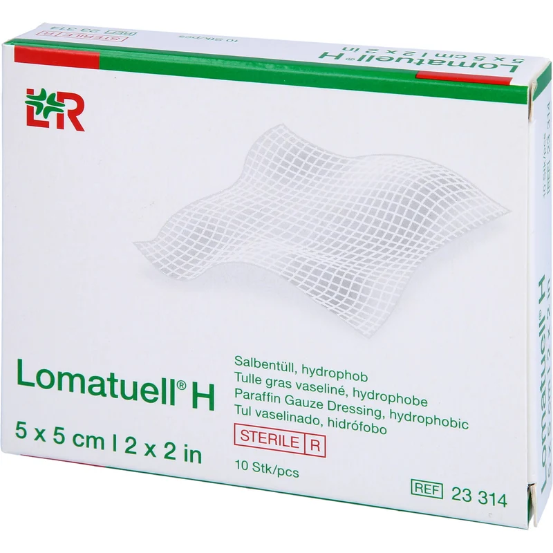 Lomatuell H 5x5cm, 10 St. Verband