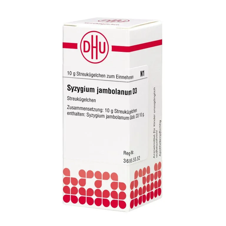 Syzygium jambolanum D3 DHU Globuli, 10 g Globuli