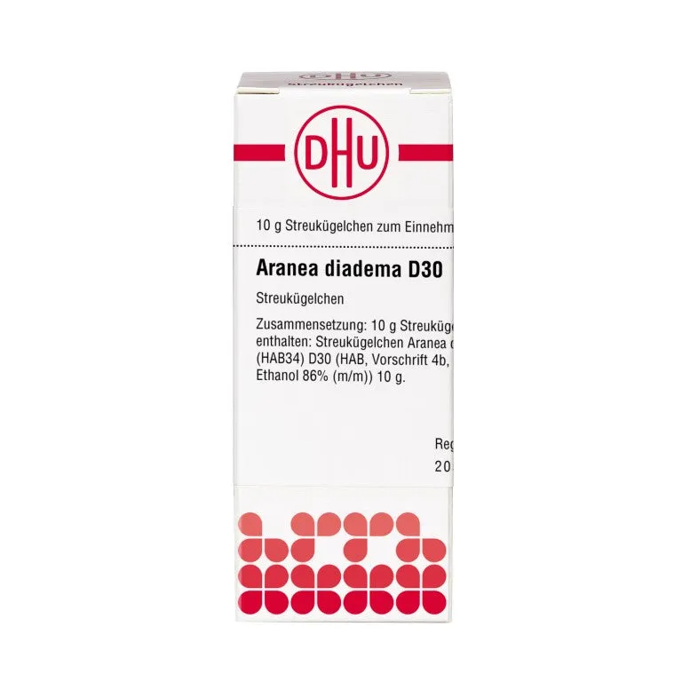 Aranea diadema D30 DHU Globuli, 10 g Globuli