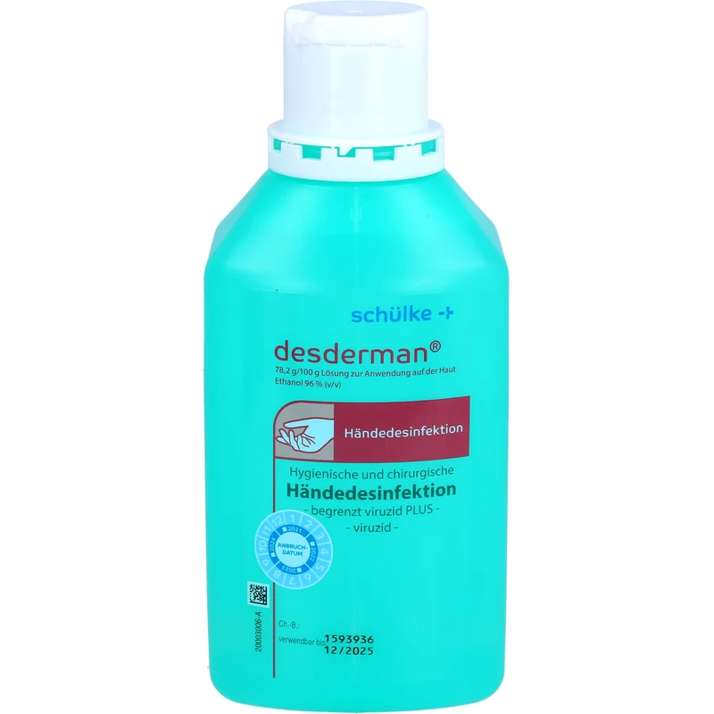 Desderman hygienische und chirurgische Händedesinfektion, 500 ml Lösung