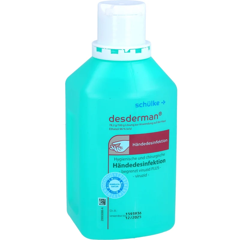 Desderman hygienische und chirurgische Händedesinfektion, 500 ml Lösung