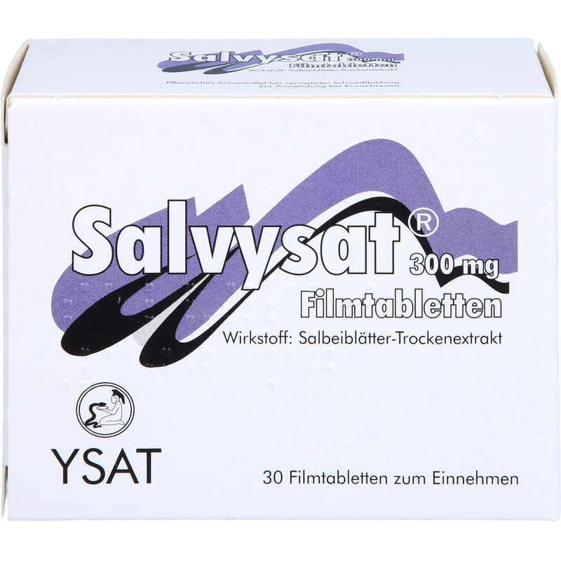 Salvysat 300 mg Filmtabletten zur Anwendung bei vermehrter Schweißbildung, 30 St. Tabletten