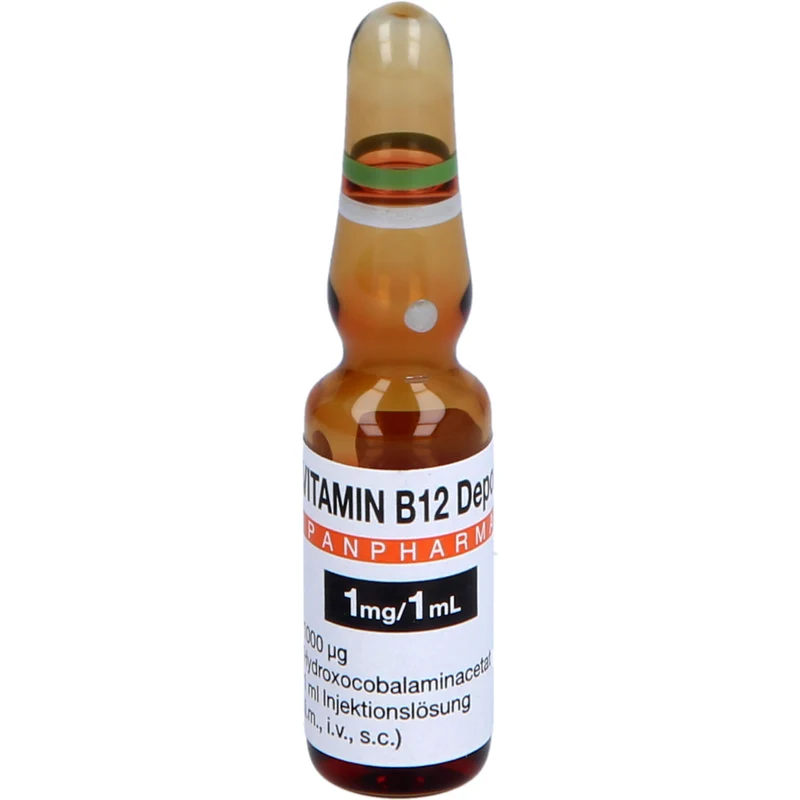 Panpharma Vitamin B12 Depot 1000 µg/ml Injektionslösung, 10 St. Ampullen
