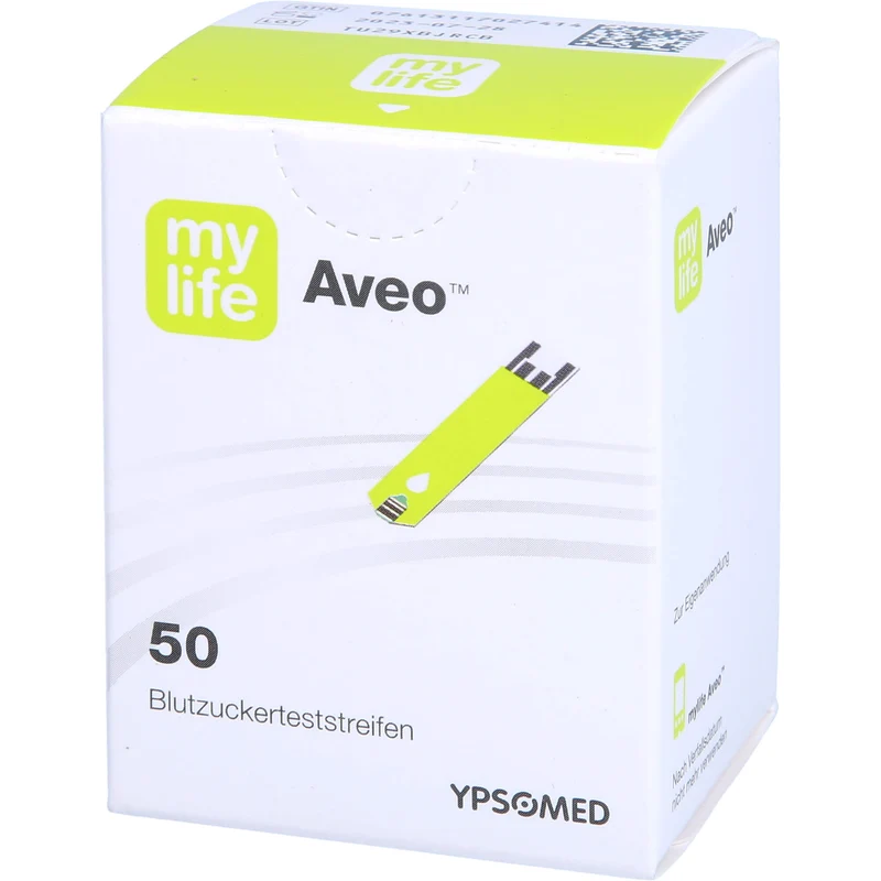 Mylife Aveo Blutzuckerteststreifen, 50 St. Teststreifen