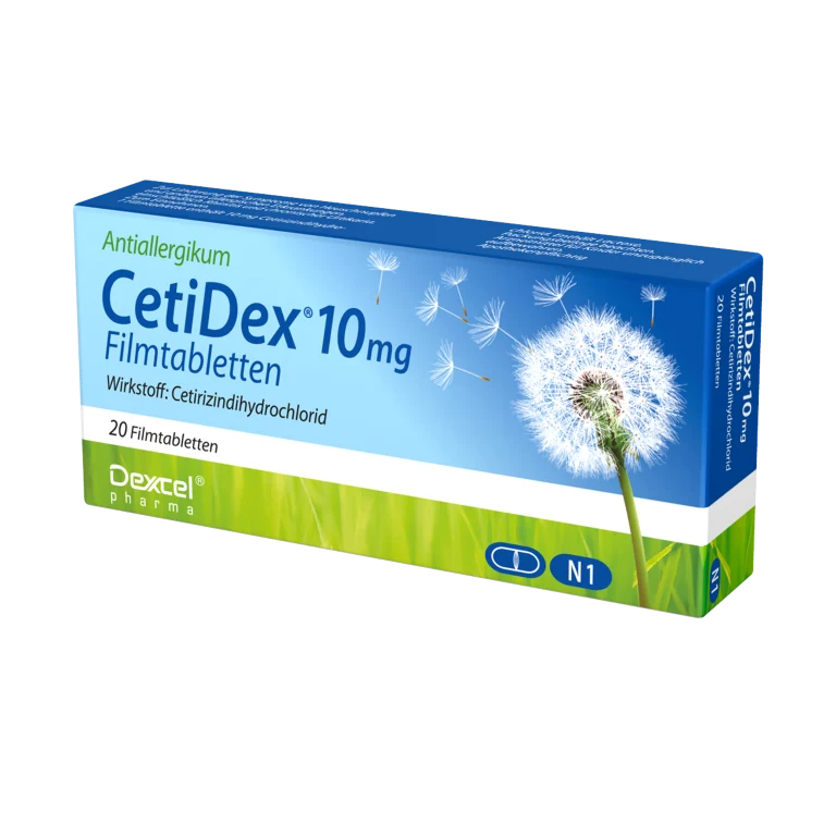 CetiDex 10 mg Tabletten bei Allergien, 20 St. Tabletten