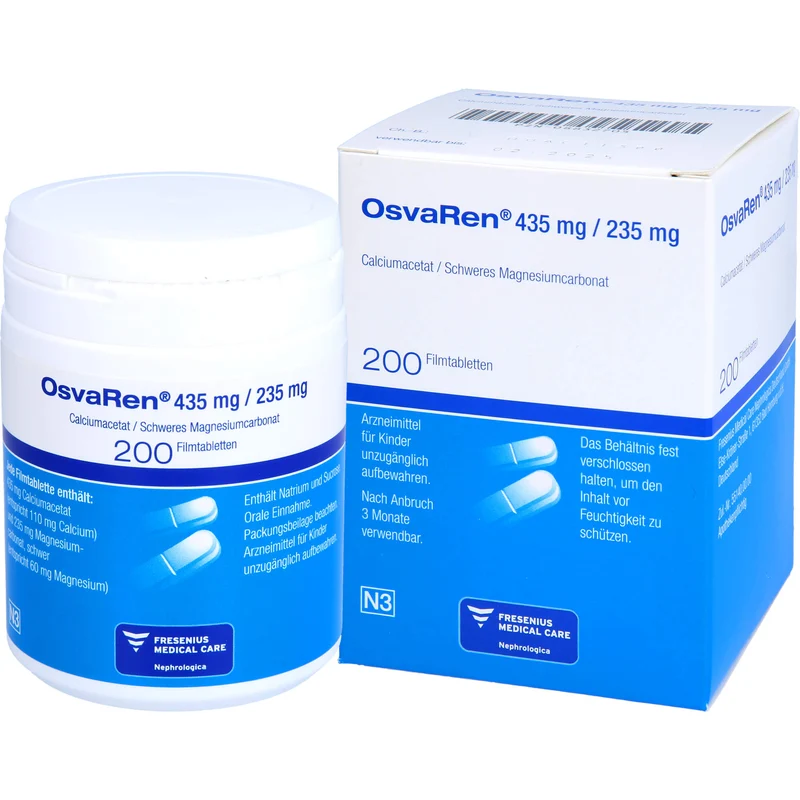 OsvaRen Filmtabletten bei hohen Phosphatwerten, 200 St. Tabletten