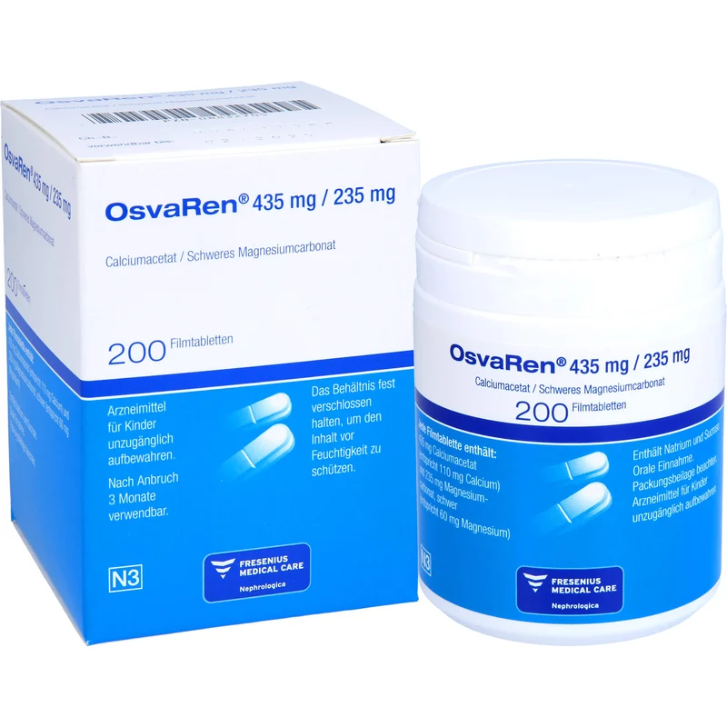 OsvaRen Filmtabletten bei hohen Phosphatwerten, 200 St. Tabletten