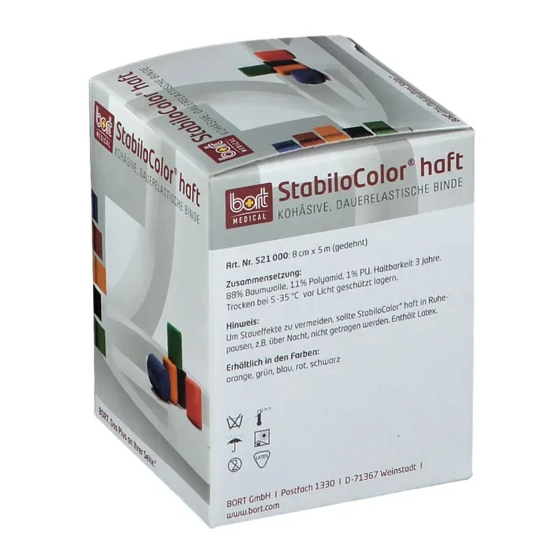 BORT STABILOCOLOR haft 8cm rot, 1 St. Binde