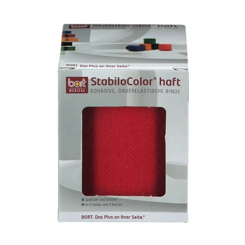 BORT STABILOCOLOR haft 8cm rot, 1 St. Binde