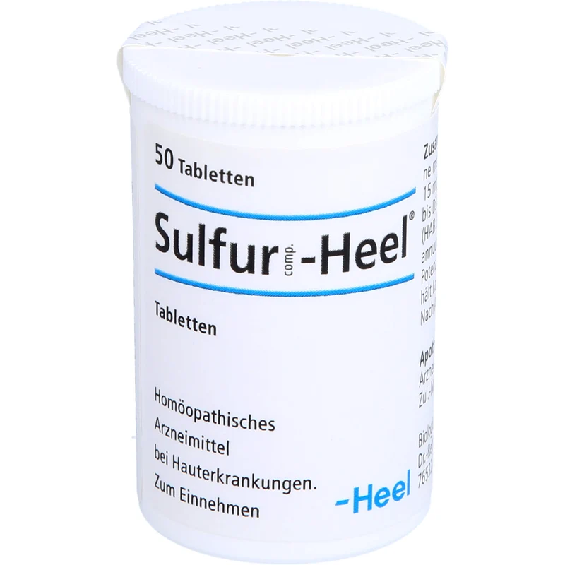 Sulfur comp.-Heel Tabletten bei Hauterkrankungen, 50 St. Tabletten
